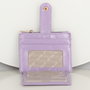 Zoozie Bags Billetera de Cuero Lila con Soporte para Tarjetas
